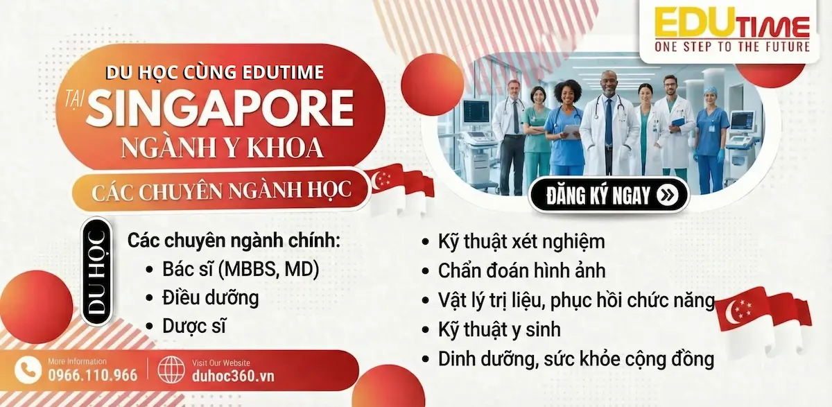 Du học Singapore ngành Y khoa học những chuyên ngành nào?