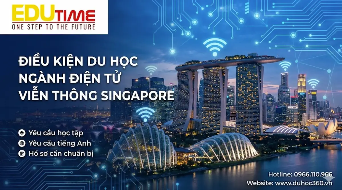 Du học ngành Điện tử Viễn thông Singapore: Sự nghiệp bền vững! 2 Điều kiện du học ngành Điện tử Viễn thông Singapore
