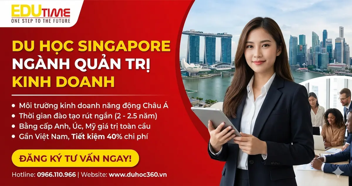 Du Học Singapore Ngành Quản Trị Kinh Doanh