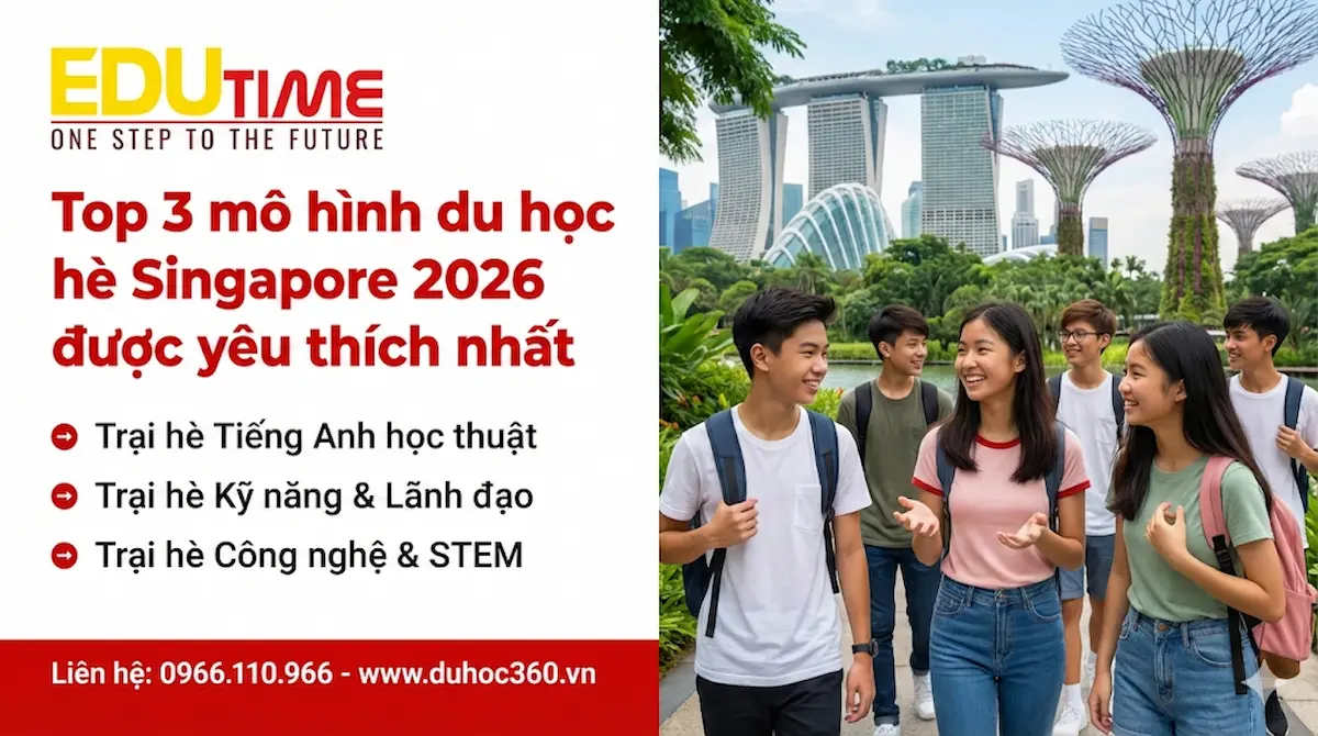Top 3 mô hình du học hè Singapore
