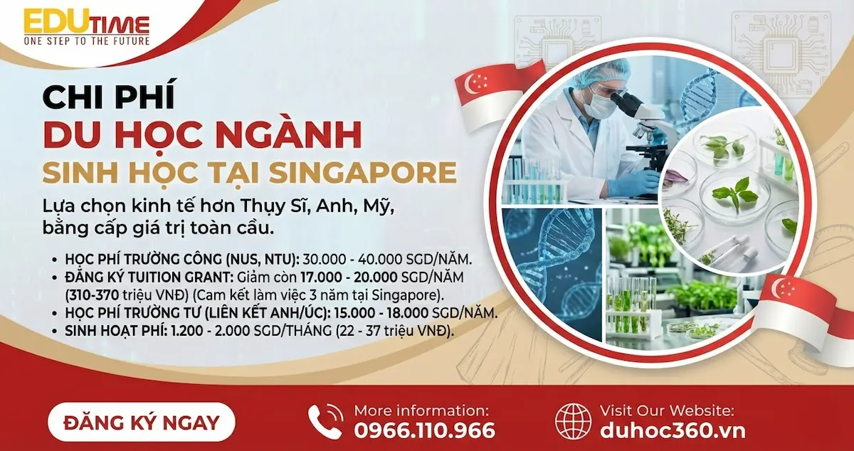 chi phi du hoc nganh sinh hoc