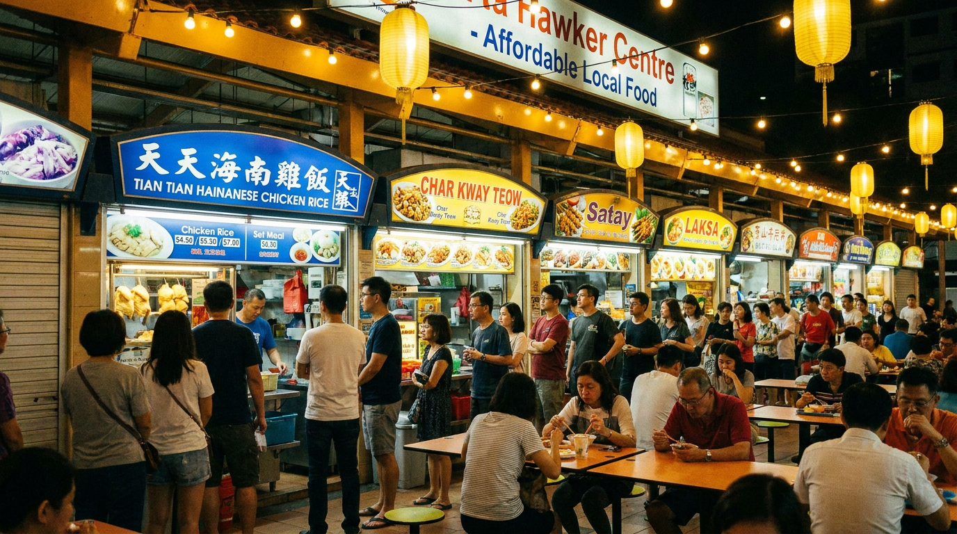 chi phi an uong tai singapore 5 meo song khoe cuc soc 1