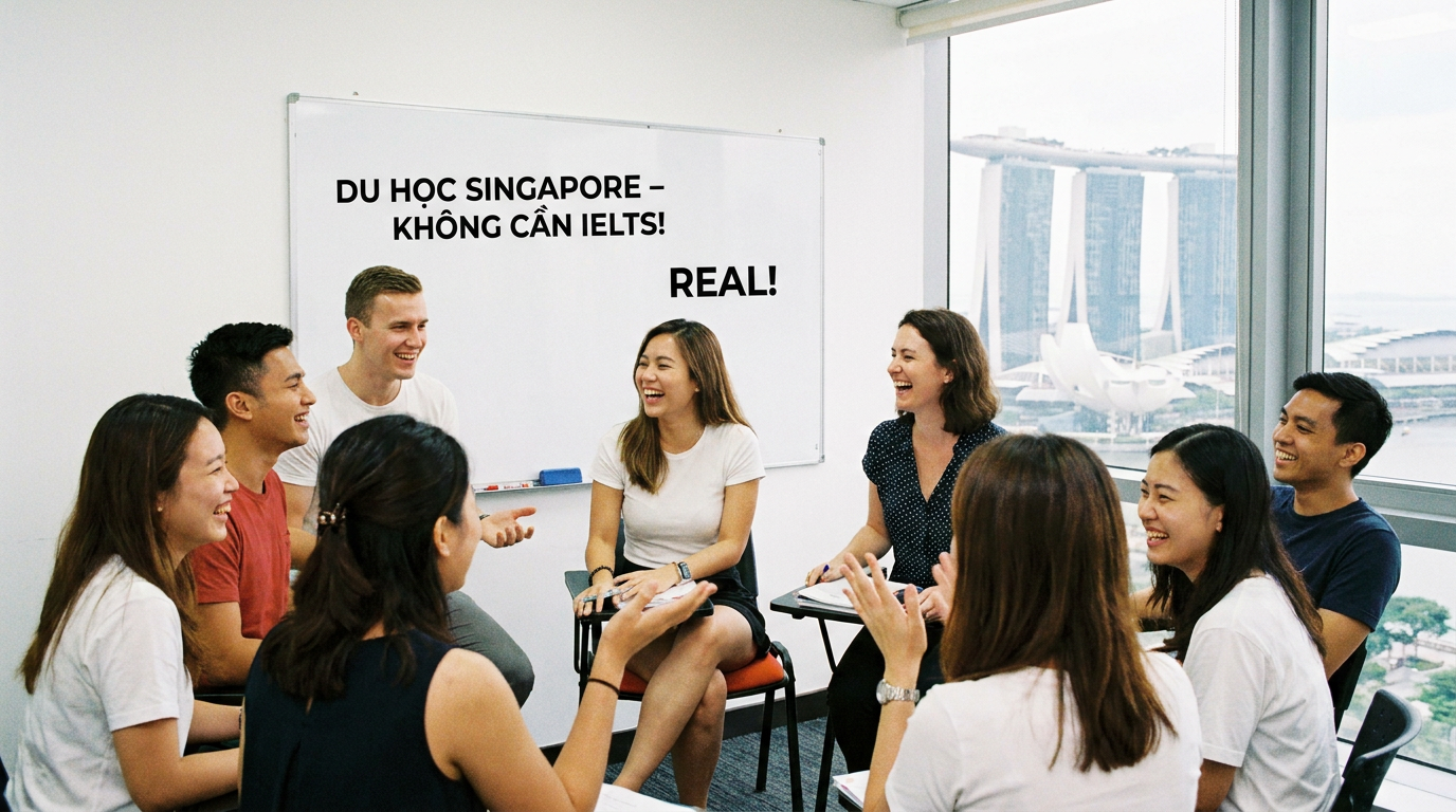 Lộ trình học tiếng Anh bài bản giúp bạn du học Singapore không cần IELTS dễ dàng - Du học Singapore không cần IELTS: bí quyết đỗ cực đỉnh!