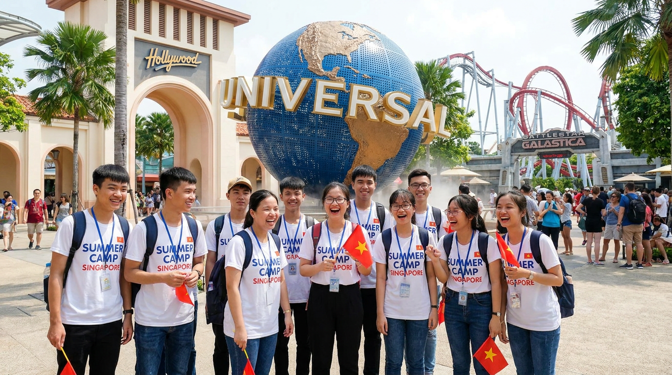 Lịch trình du học hè Singapore: Trải nghiệm tuyệt vời 2 Vui chơi tại Universal Studios là phần hấp dẫn của lịch trình du học hè Singapore - Lịch trình du học hè Singapore: Trải nghiệm tuyệt vời