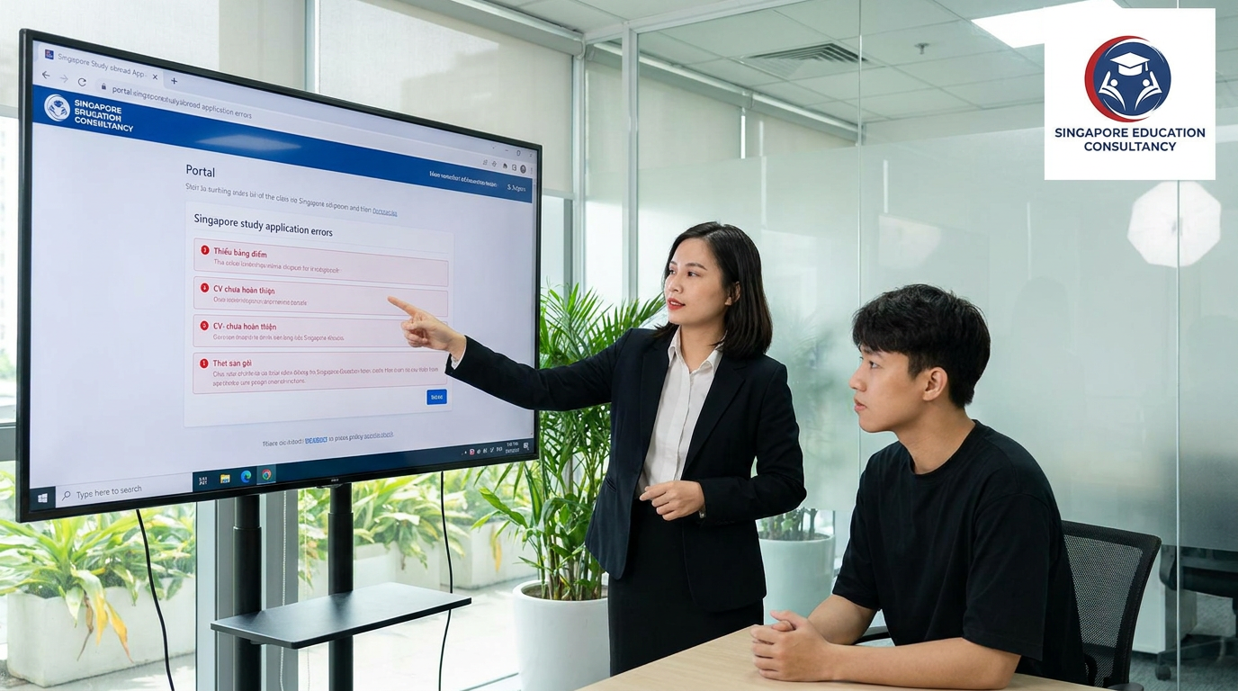 Lỗi hồ sơ du học Singapore: 5 sai lầm tệ hại cần tránh gấp 2 Nhận tư vấn đúng đắn giúp bạn loại bỏ mọi lỗi hồ sơ du học Singapore nghiêm trọng - Lỗi hồ sơ du học Singapore: 5 sai lầm tệ hại cần tránh gấp